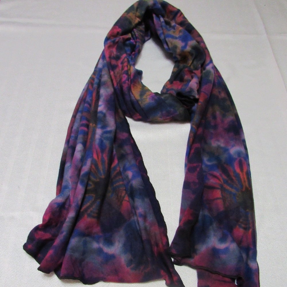 Boho hippy tie dye scarf/shawl - Picture 5 of 5